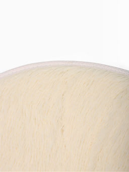 Ковер с ворсом «Этель», d=80 см, молочный