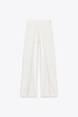 ZW COLLECTION HIGH-WAIST WIDE-LEG JEANS - Zara фото 10