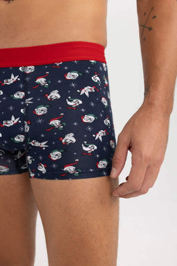 Боксеры обычного кроя Looney Tunes с рождественской тематикой - Defacto фото 2