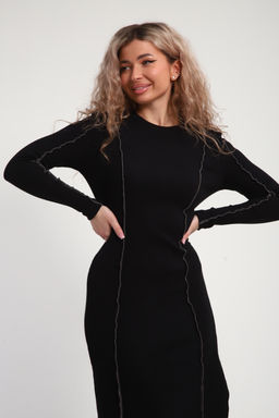 Платье женское кашкорсе со швом ПлЖ-01