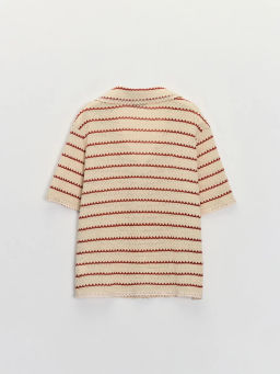 Рубашка свободного кроя в полоску ZR2605023406-265 / Zarina