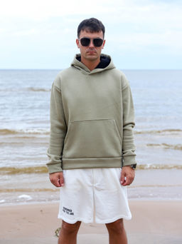 Худи оверсайз К201 Олива