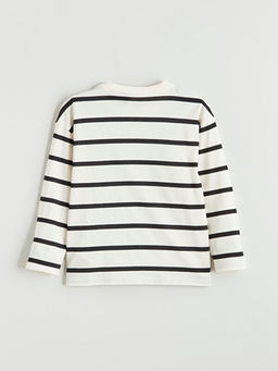 Bisiklet Yaka Bask?l? Erkek ?ocuk Ti??rt