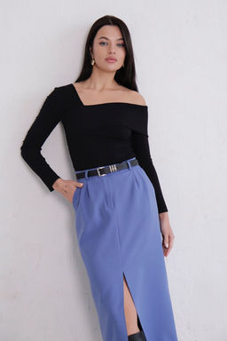 11267 Юбка миди-макси голубая - Martichelli фото 11