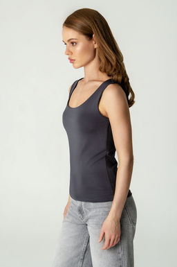 Арт.3801/2 Майка женская 44-48 (3 шт) Цвет:графит - Калинка фото 5