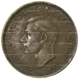 1/2 пенни 1938 года Австралия