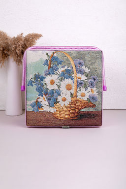 Gamma SBJ-005 шкатулка для швейных принадлежностей 31.5 х 31.5 х 19 см Ромашки  фото 3