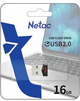 Флеш-накопитель 16Гб "Netac UM81 Ultra" металл., черный
