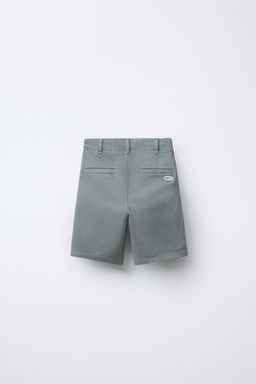 BASIC SLIM FIT CHINO BERMUDA SHORTS - Zara фото 2