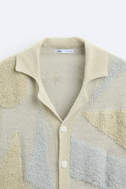 TERRY JACQUARD SHIRT - Zara фото 8