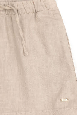 K_z _ocuk Bej Dokuma Etek Sepette S_rpriz _ndirim - U.s. polo assn фото 4