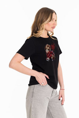 Футболка М325427Па черный - Елена фото 3