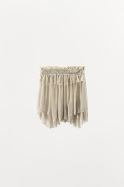 LIMITED EDITION GEORGETTE RUFFLE SKIRT - Zara фото 6