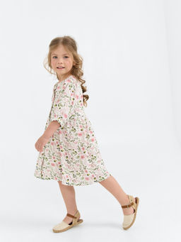 Платье хлопковое "Розы"