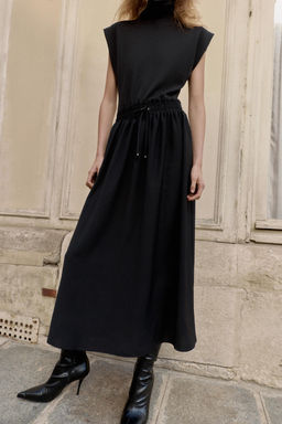 LONG DRESS WITH MATCHING DETAIL - Zara фото 3