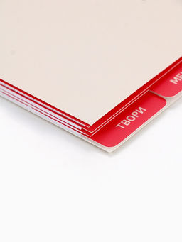 Цена за 2 шт. Блокнот с разделителями А6, 48 листов «Действуй»