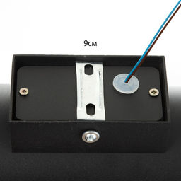 Бра BayerLux «Алпин», 1хLED, 2 Вт, 4000К, IP66, чёрный, 9×11×15 см