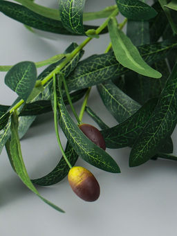 Цветы искусственные «Олива галант», h=85 см, зелёные