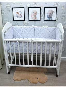 Бортики в кроватку для новорожденных стеганые