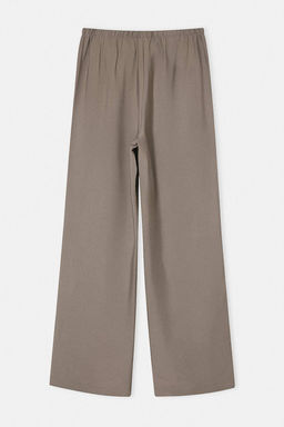 Koyu Kahverengi Modal Wideleg Genis Paca Pantolon TWOSS26PL00105 - Trendyolmilla фото 4