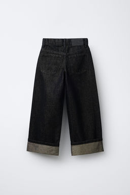 FOIL WIDE-LEG JEANS - Zara фото 2