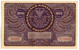 1000 марок 1919 года Польша