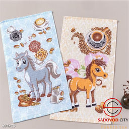 Вафельные кухонные полотенце