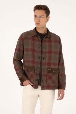 Erkek Bordo DOKUMA MONT