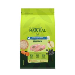 Акция -58%!!! Гуаби Натурал cухой корм низкокалор для взрослых собак мелких пород индейка,овес 2.5кг - Guabi natural фото 2