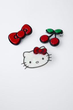 PACK TRES PINZAS HELLO KITTY SANRIO - Zara фото 3