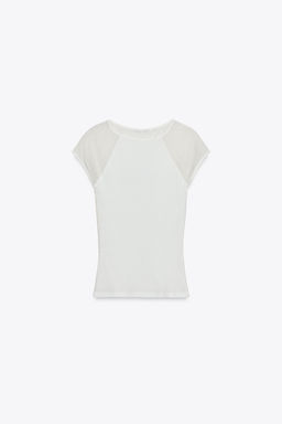 COMBINATION T-SHIRT - Zara фото 4