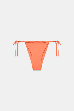 BRAGUITA BIKINI LISA FRUNCES / Naranja - Zara фото 6