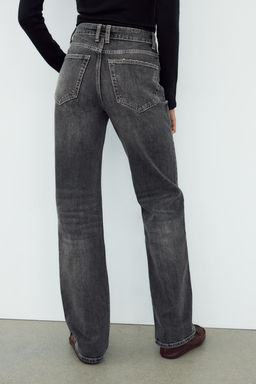 JEANS TRF STRAIGHT COMFORT HIGH WAIST - Zara фото 10