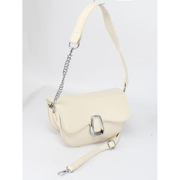 Сумка женская искусственная кожа Ch&K-1866, 1отд, плечевой ремень, молочный SALE 260018