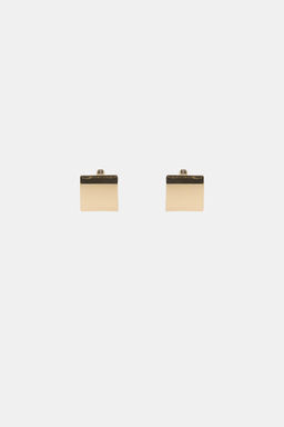 MINIMAL SQUARE EARRINGS - Zara фото 4