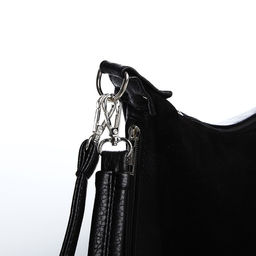 Сумка-мешок на молнии, цвет чёрный - Simaland фото 8