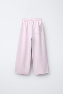 WIDE-LEG INTERLOCK TROUSERS - Zara фото 2