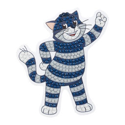 Кристальная (алмазная) мозаика ФРЕЯ CMF-ALVM-096 магнит Простоквашино. Кот Матроскин 9 х 10 см