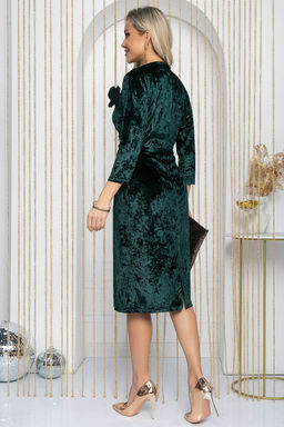 Платье Зимняя роза (зеленое) П12193-35 - Lt collection фото 2