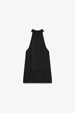 SATIN HALTER TOP - Zara фото 6