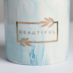 Цена за 2 шт. Кашпо для цветов с тиснением, «Красота», 10 х 10 см