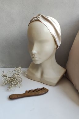 Повязка на голову шелковая БЕЗ КОРОБКИ