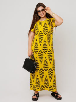 Платье женское П-197 (кулирка) Жёлтая - Elenatex фото 9