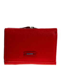 Женский кошелёк из искусственной кожи, цвет красный