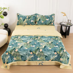 Комплект постельного белья Сатин с Одеялом 100% хлопок OB156 Евро 50-70 2 шт - Ситрейд фото 2