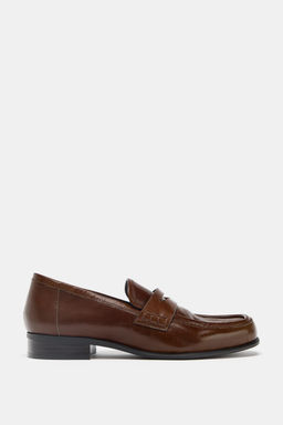 LEATHER LOAFERS - Zara фото 3