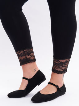 Леггинсы с кружевом TLL12939BLK01 - Артесса фото 3