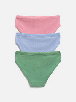ACOOLA / Трусы детские для девочек в наборе из 3шт Celia цвет в ассортименте  фото 2