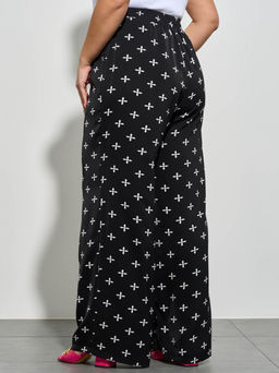 Брюки 0259-1 черный нюд