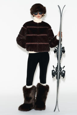 FAUX FUR HEIQ XREFLEX SKI COLLECTION JACKET - Zara фото 6